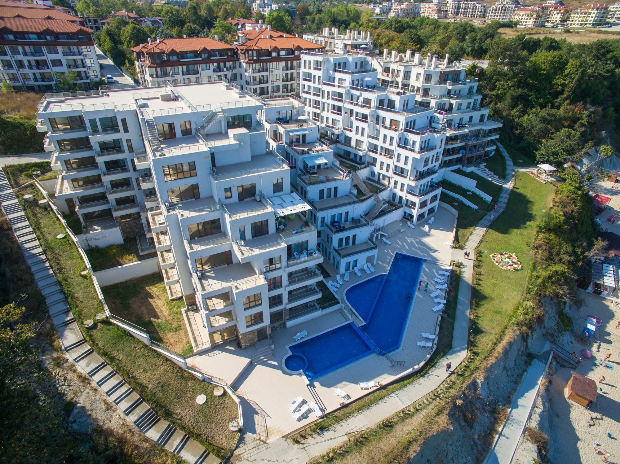 Byala Vista Cliff Apartments Eksteriør bilde